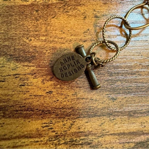 Anne Koplik Designs Bezel Set Aurora Borealis Charm Bracelet - Picture 7 of 7